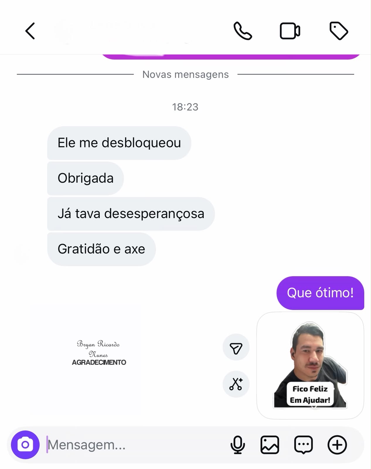 Depoimento de Cliente